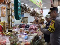 Pastikan Stabilitas Harga Bapokting di Pasar Kota Sukabumi Stabil, Forkopimda Sidak ke Pasar