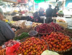 Sejumlah Harga Bapokting di Pasar Kota Sukabumi Alami Penurunan