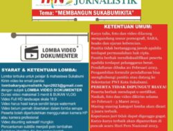 Ikutan Yuk! PWI Kota Sukabumi Gelar Lomba Karya Tulis, Fotografi dan Videografi