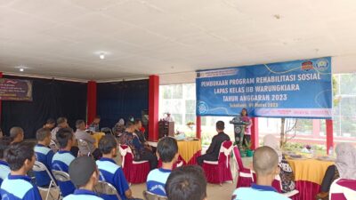 BNN Lakukan Rehabilitasi pada Puluhan Warga Binaan Lapas Warungkiara Sukabumi