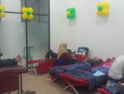 Gelar Gebyar Donor Darah, PMI Kabupaten Sukabumi Dibanjiri Ratusan Pendonor