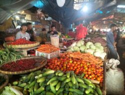 Sejumlah Bapokting di Pasar Kota Sukabumi Hari Ini Alami Penurun Harga