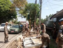 Satpol PP Kembali Tertibkan PKL Bandel di Jalan Sudirman dan Bhayangkara