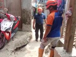 Tinjau Lokasi Berpotensi Pergerakan Tanah, BPBD Kota Sukabumi: Imbau Waspada Terhadap Resiko Bencana