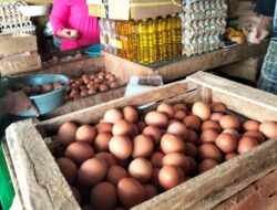 Hari Ini, Harga Telur Ayam di Pasar Kota Sukabumi Rp32 Ribu Perkilogram