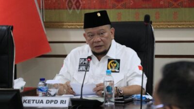 Ketua Dewan Perwakilan Daerah (DPD) Republik Indonesia, La Nyalla Mattalitti. Foto: Istimewa.