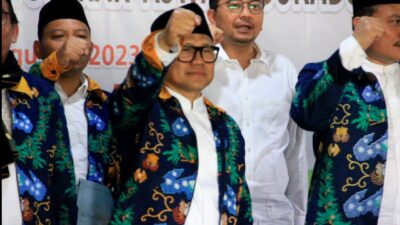 Ketua Umum PKB, Muhaimin Iskandar (Cak Imin) Mendapatkan Dukungan Jadi Presiden Oleh Ribuan Kader dan Simpatisan di Sukabumi (Sumber : HALOSMI.COM)
