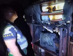 Akibat Konslet Listrik TV dan Lemari Milik Warga Gunungpuyuh Habis Terbakar