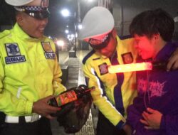 Terjaring Razia Knalpot Brong di Sukabumi, Polisi Temukan Satu Botol Miras