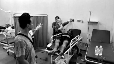 Korban, Abud (65) Dalam Perawatan di RSUD Palabuhanratu (Sumber : Istimewa)