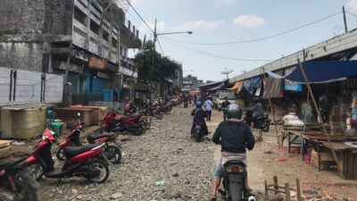 Kondisi ruas Jalan Lettu Bakri usai dilakukan penataan Pemerintah Kota (Pemkot) Sukabumi belum lama ini. Foto: dok HALOSMI.