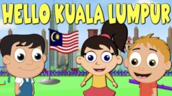Sebuah lagu anak-anak Melayu Malaysia diduga menjiplak lagu Halo Halo Bandung. Foto: tangkapan layar YouTube Lagu Kanak TV.