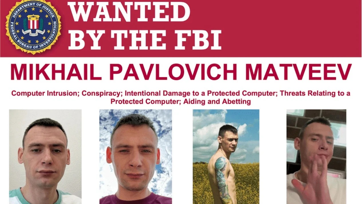 Hacker Rusia yang paling dicari Federal Bureau of Investigation (FBI). Foto: FBI.