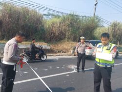 Kecelakaan Sepeda Motor Vs Truk Box di Sukabumi, 1 Orang Tewas