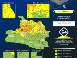 Peringatan Dini BMKG: Kabupaten Sukabumi Dilanda Hujan Sedang Hingga Lebat, Berikut Wilayah yang Terdampak