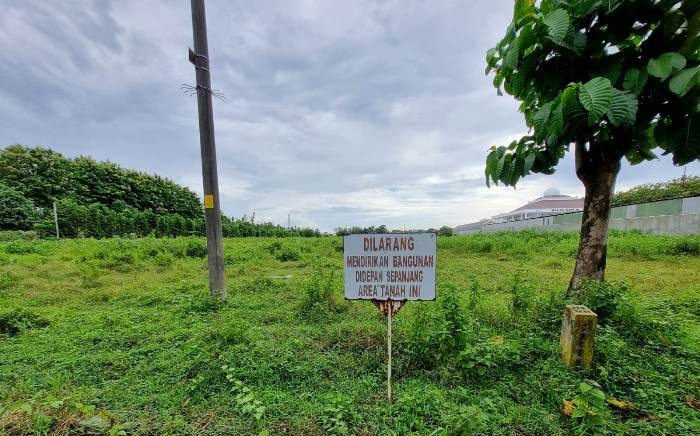 Tanah calon rumah untuk Presiden Joko Widodo (Jokowi) dari negara yang berlokasi di Kecamatan Colomadu, Kabupaten Karanganyar, Jawa Tengah. Foto: Istimewa.