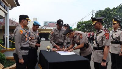 Rotasi Jabatan 7 Personel di Polres Sukabumi Kota, Diantaranya Wakapolres hingga Polsek Cisaat