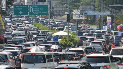 Ilustrasi rekayasa arus lalu lintas ke arah Puncak, Bogor. Foto: Istimewa.