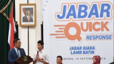 Dokumentasi Launching Jabar Quick Response (JQR) Bentukan Eks Gubernur Jabar, Ridwan Kamil (Sumber : Istimewa)