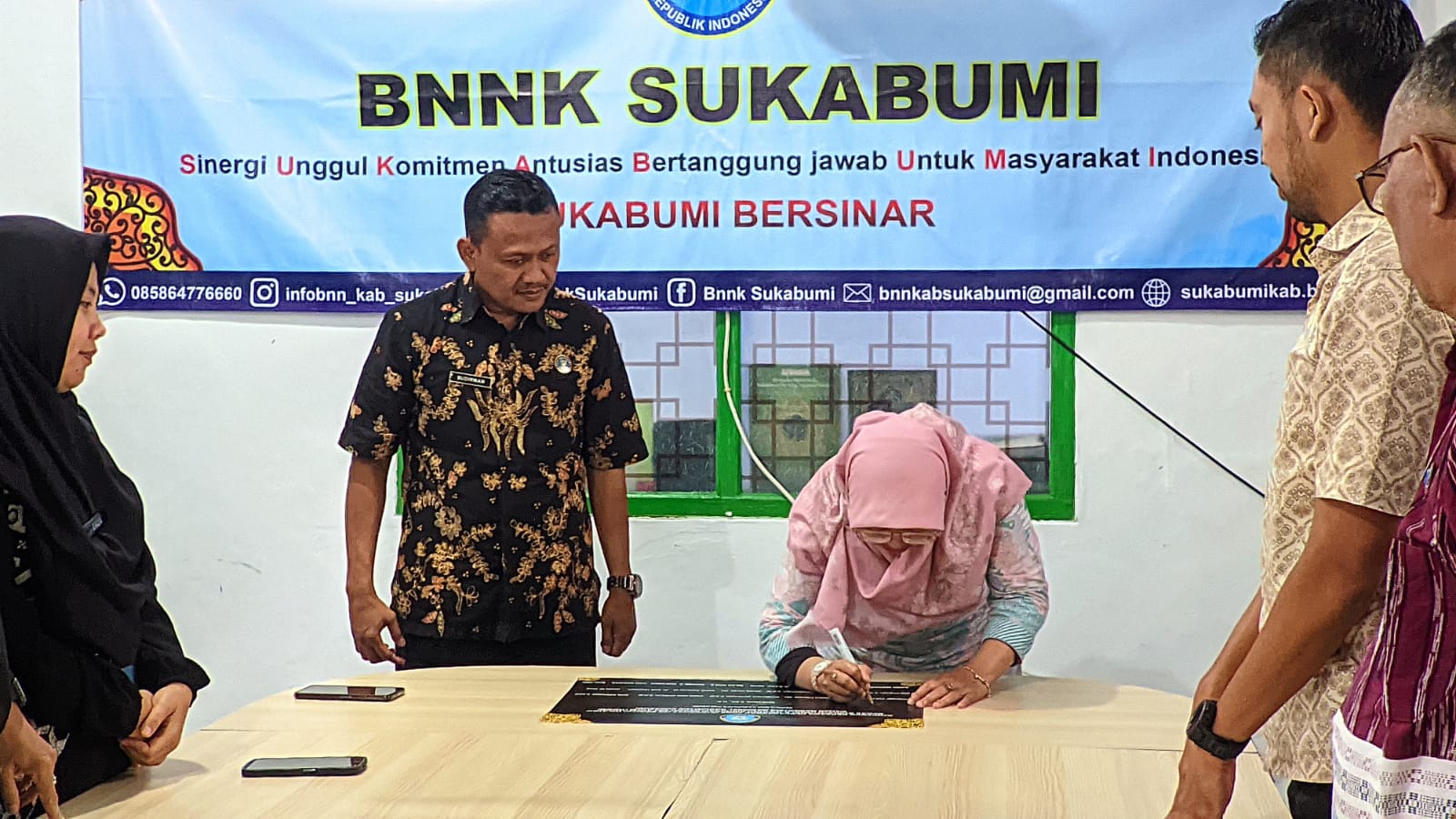 Badan Narkotika Nasional Kabupaten (BNNK) Sukabumi kini gencar pemberantasan peredaran gelap narkoba. Hal itu merupakan satu program strategis yang diamanatkan pemerintah. Foto: Istimewa.