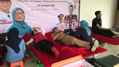 Peduli Sesama, PMI Kecamatan Warudoyong Gelar Donor Darah di Musrenbang