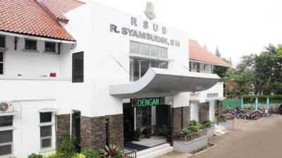 Rumah Sakit Umum Daerah (RSUD) R. Syamsudin SH, atau lebih dikenal RS Bunut Kota Sukabumi. Foto: Istimewa.