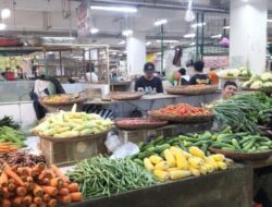 Sejumlah Harga Bapokting di Pasar Kota Sukabumi Merangkak Turun
