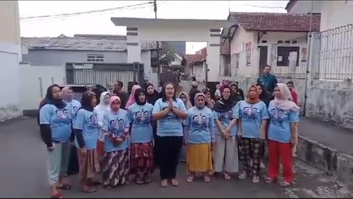 Tim Gemoy Babakan Mageng Ciaul Kota Sukabumi, Rayakan Kemenangan Prabowo-Gibran (Sumber : Istimewa)