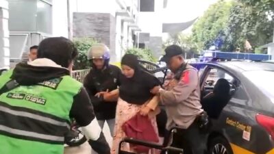 Polisi Evakuasi Bumil akan Melahirkan saat Belanja di Pasar Kota Sukabumi
