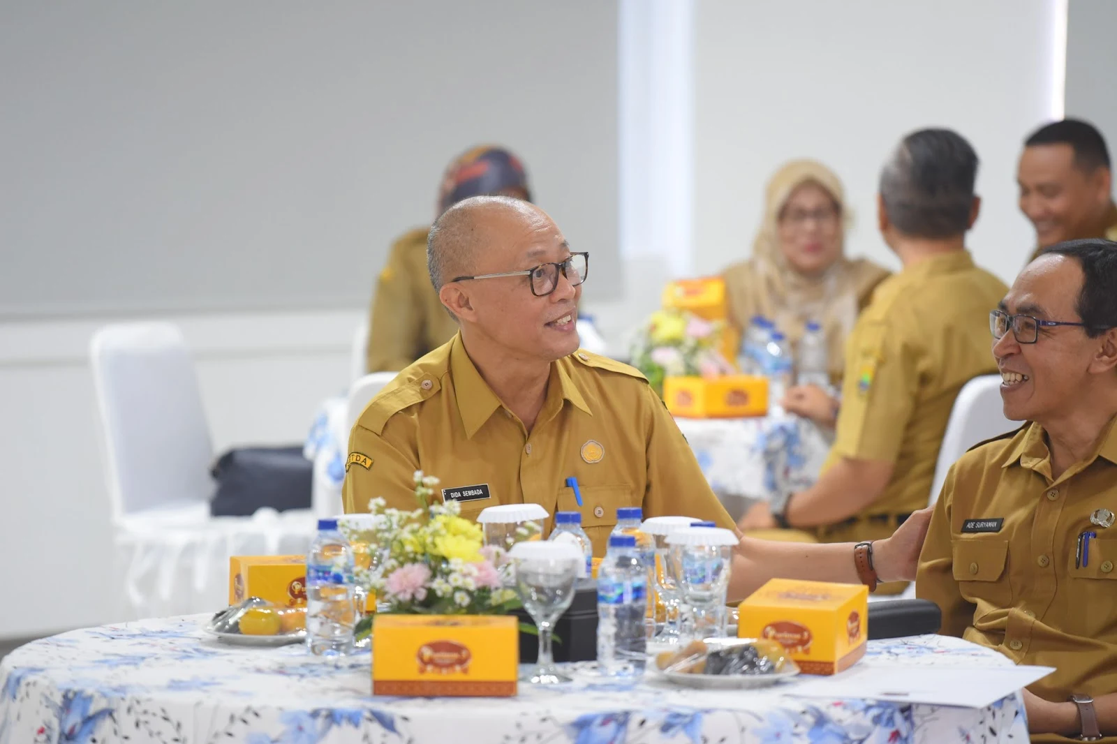 Sekda Kota Sukabumi, Dida Sembada, saat menghadiri Sosialisasi Penyaluran TKD tahun 2024 yang diselenggarakan di KPPN Sukabumi, pada Senin, 22 April 2024. Foto: Dokpim Kota Sukabumi.