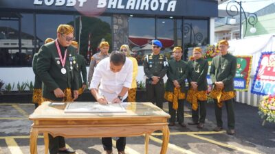 Momen Hari Jadi ke 110, Pj Gubernur Jabar Resmikan Lobby Baru Balai Kota Sukabumi