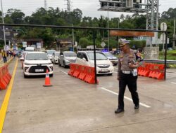 Arus Balik Membluldak, Tol Bocimi Parungkuda Dibuka Satu Jalur ke Jakarta
