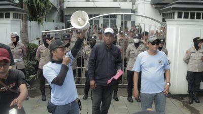 Tolak Revisi RUU Penyiaran, Puluhan Jurnalis Sukabumi Geruduk Balai Kota dan Gedung DPRD