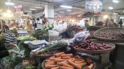 Hari Ini, Bapokting di Pasar Kota Sukabumi Merangkak Naik