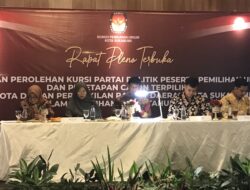 Tok! KPU Kota Sukabumi Gelar Rapat Pleno Perolehan Kursi dan Calon Terpilih Pemilu 2024