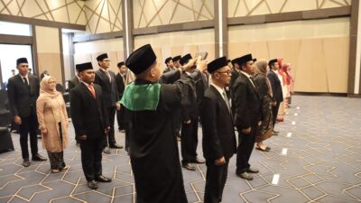 Jelang Pilkada 2024, KPU Kota Sukabumi Lantik 35 Anggota PPK