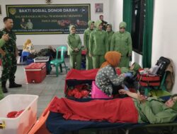 Jelang HUT Kodam III/Siliwangi Ke-78, Kodim 0607/Kota Sukabumi Gelar Donor Darah