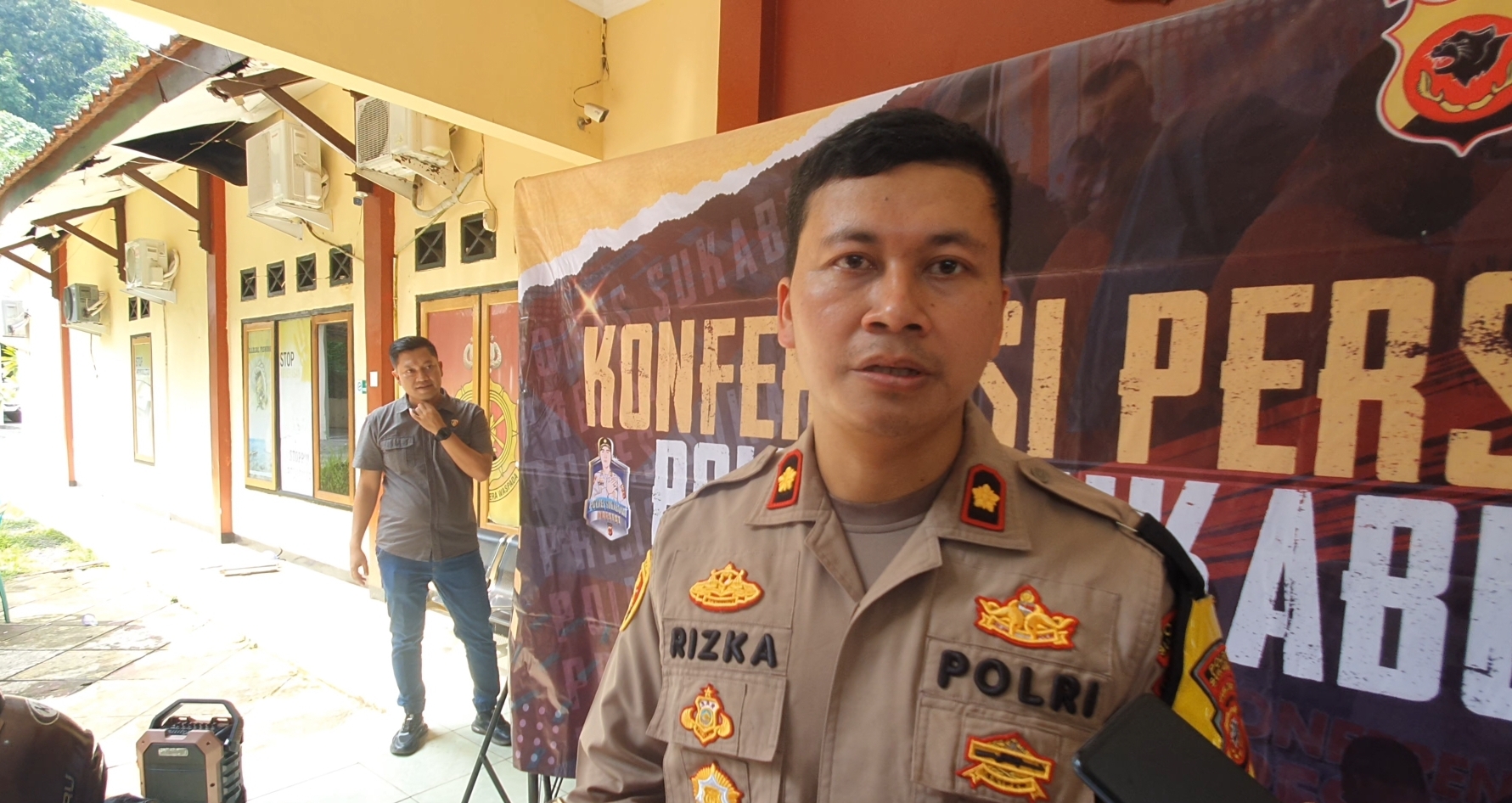 Ketua Tim Saber Pungli Kabupaten Sukabumi, Kompol Rizla Fadhillah (Sumber : HALOSMI.COM)