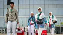 Kementerian Agama melaporkan pemberangkatan perdana musim haji 1445 Hijriah/2024, sebanyak 22 Kloter akan berangkat perdana dari Indonesia ke Arab Saudi. FOTO: dok NU online