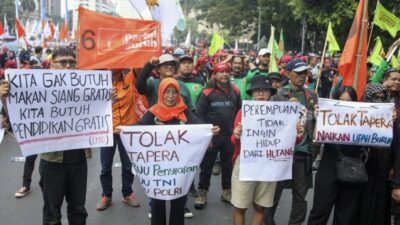 Dinilai Membebani, Buruh Demo Tolak Tapera ke Istana